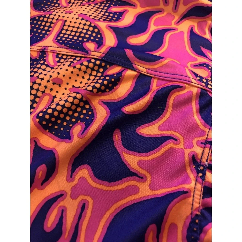 Nishiki Women's - Large -Bike Cycling Racing Jersey Shirt Orange Purple Pink Zip